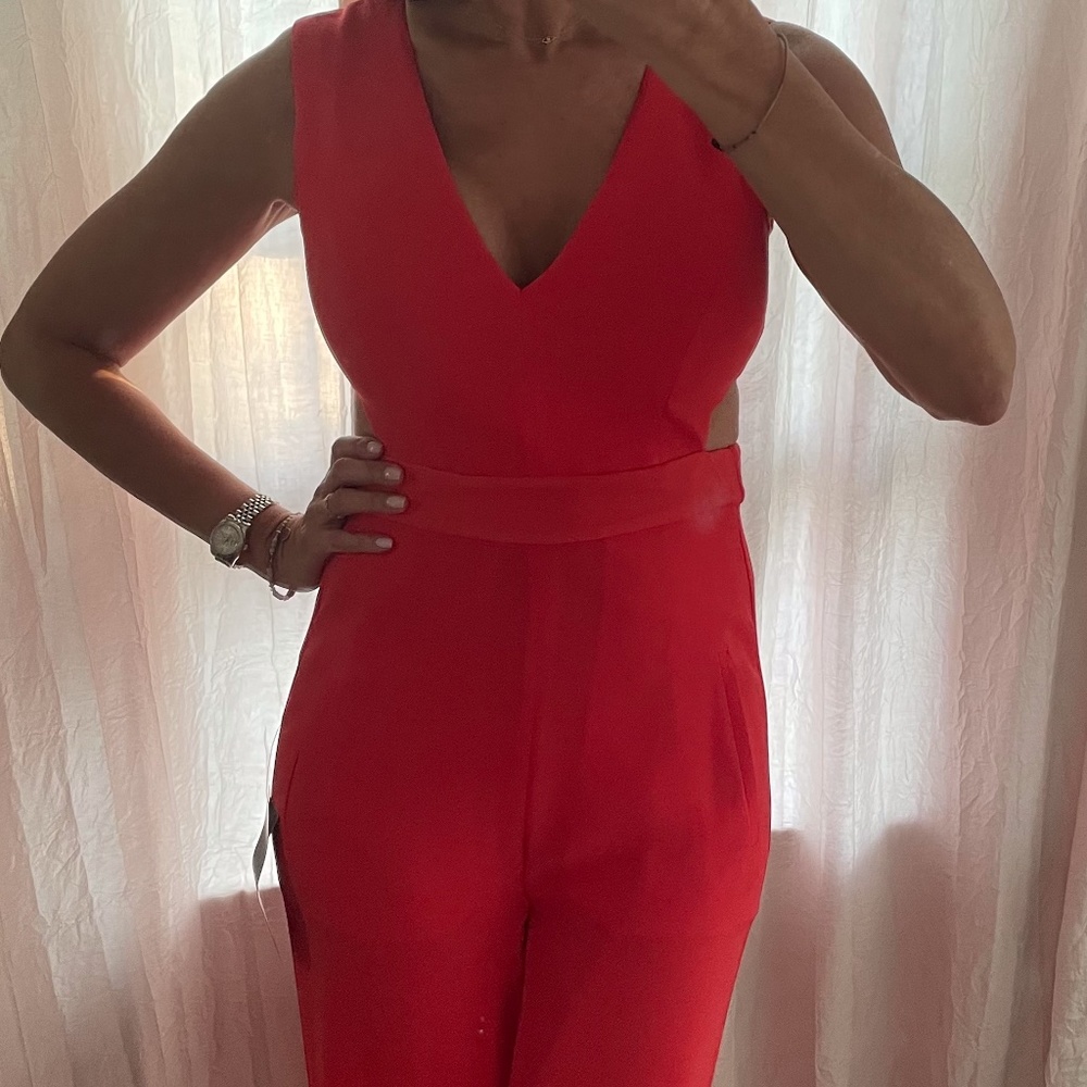 BCBG MaxAzria Tuxedo Jumper